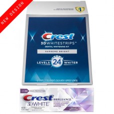 Crest Whitestrips (Supreme Flexfit) Supreme Bright NEW 2021 + зубная паста