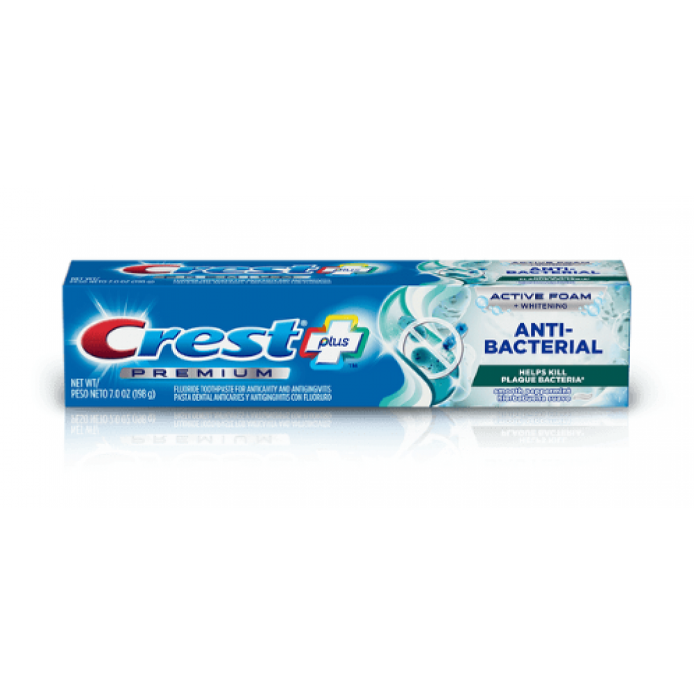 Зубная паста Crest Premium Plus Anti-Bacterial 