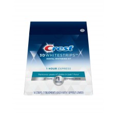 Отбеливающие полоски Crest 3D White Whitestrips 1-Hour Express, 7 days – экспресс отбеливание зубов всего за 7 дней