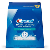 Отбеливающие полоски Crest 3D White Whitestrips 1-Hour Express, 10 days – экспресс отбеливание зубов за 10 дней