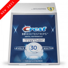 Crest 3D WhitestripsDental Whitening Kit Professional White + Led Light (19 days) 30Level