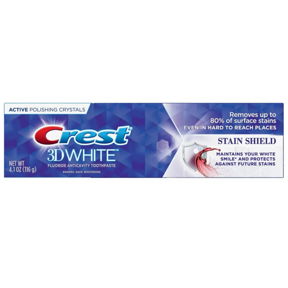 Зубная паста CREST 3D WHITE STAIN SHIELD 107гр.